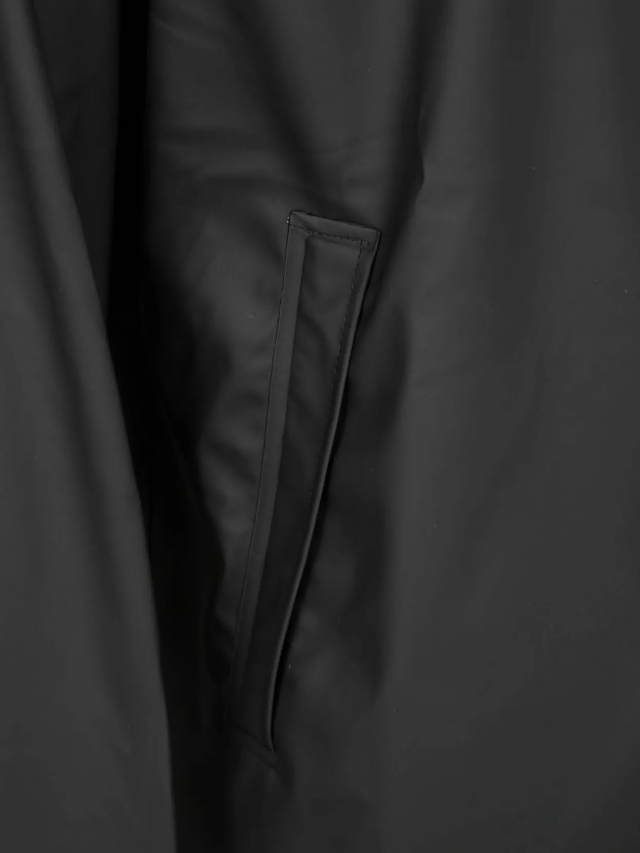 Rains Storm Breaker Hooded Coat With Drawstring Hem