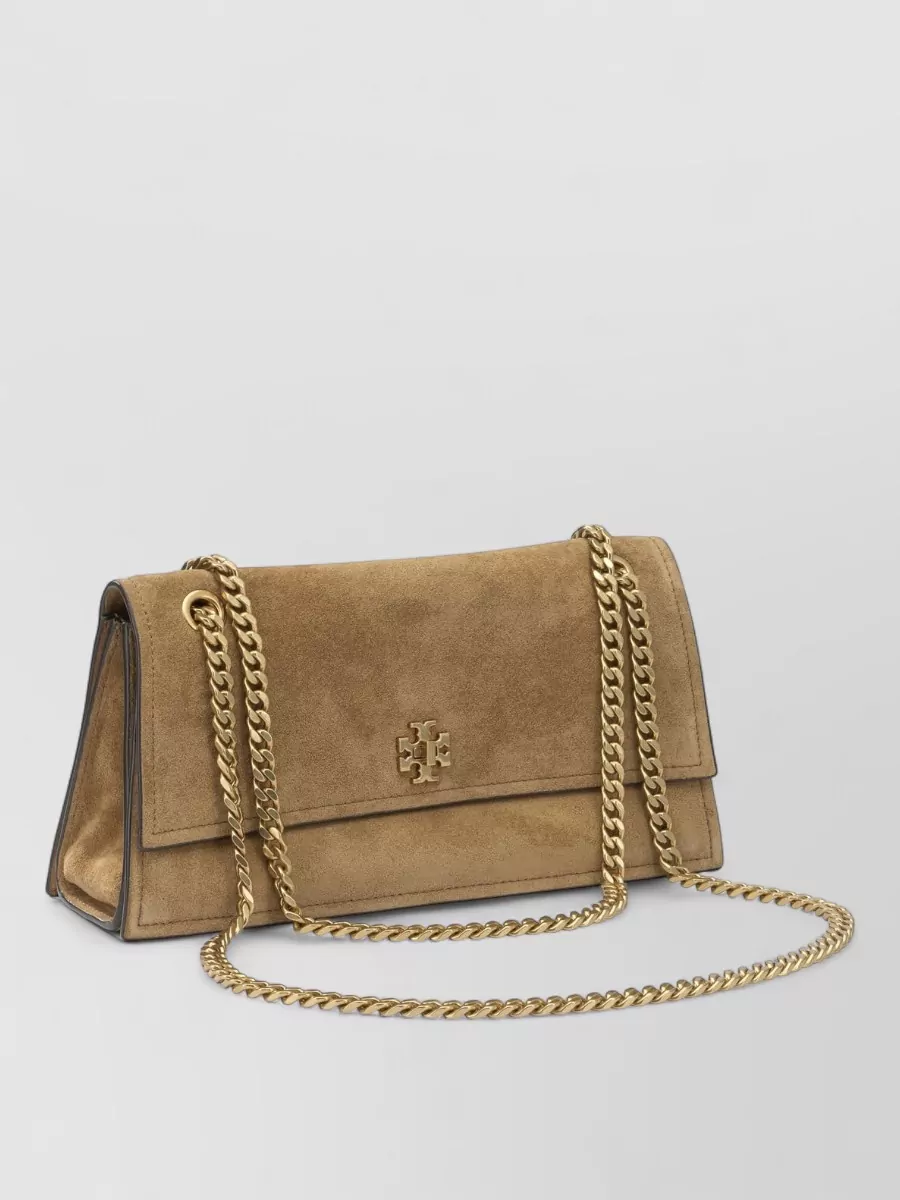 Tory Burch Kira Suede Leather Shoulder Bag