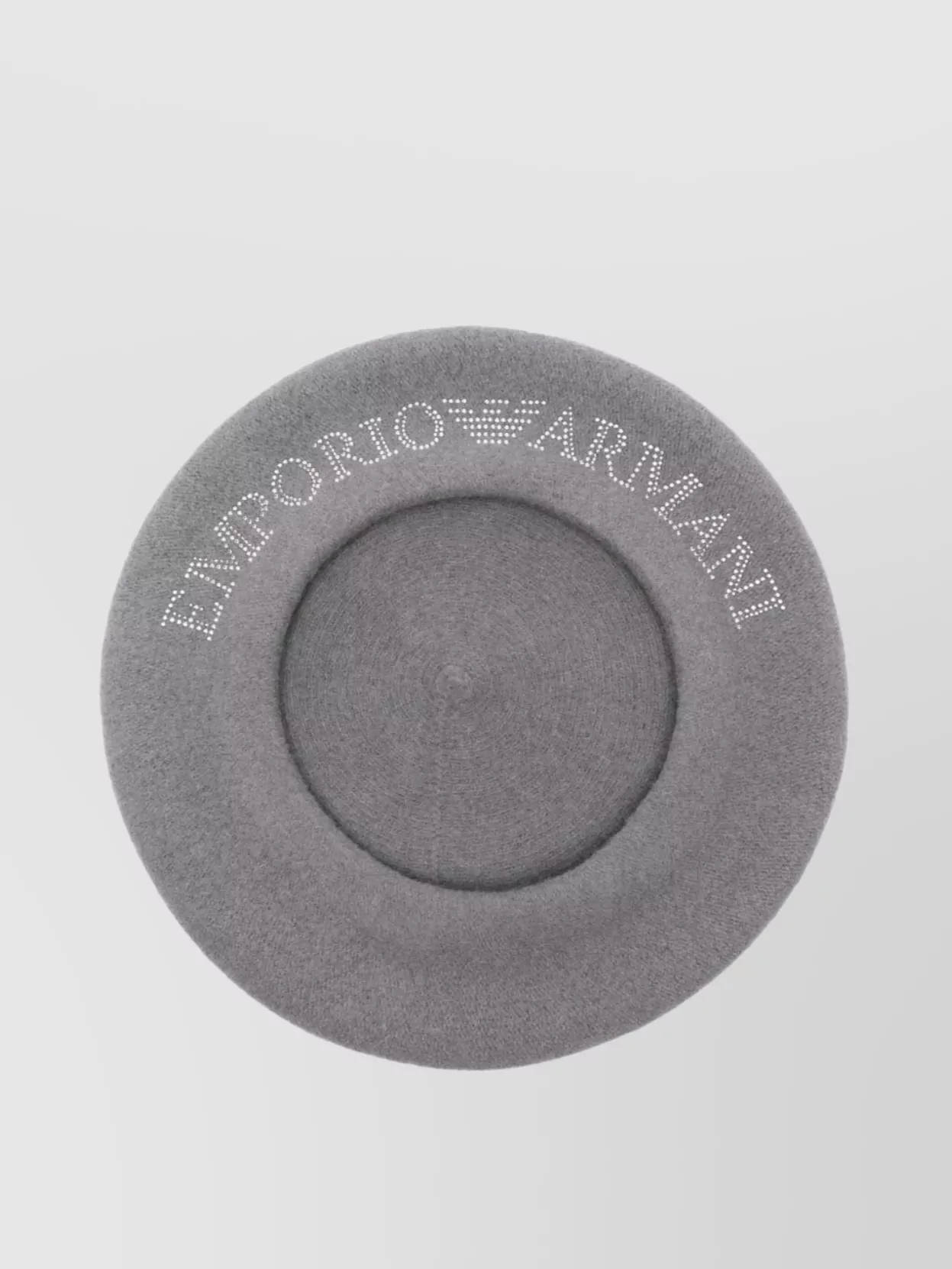 Emporio Armani Flat Crown Round Shape Soft Texture Hat