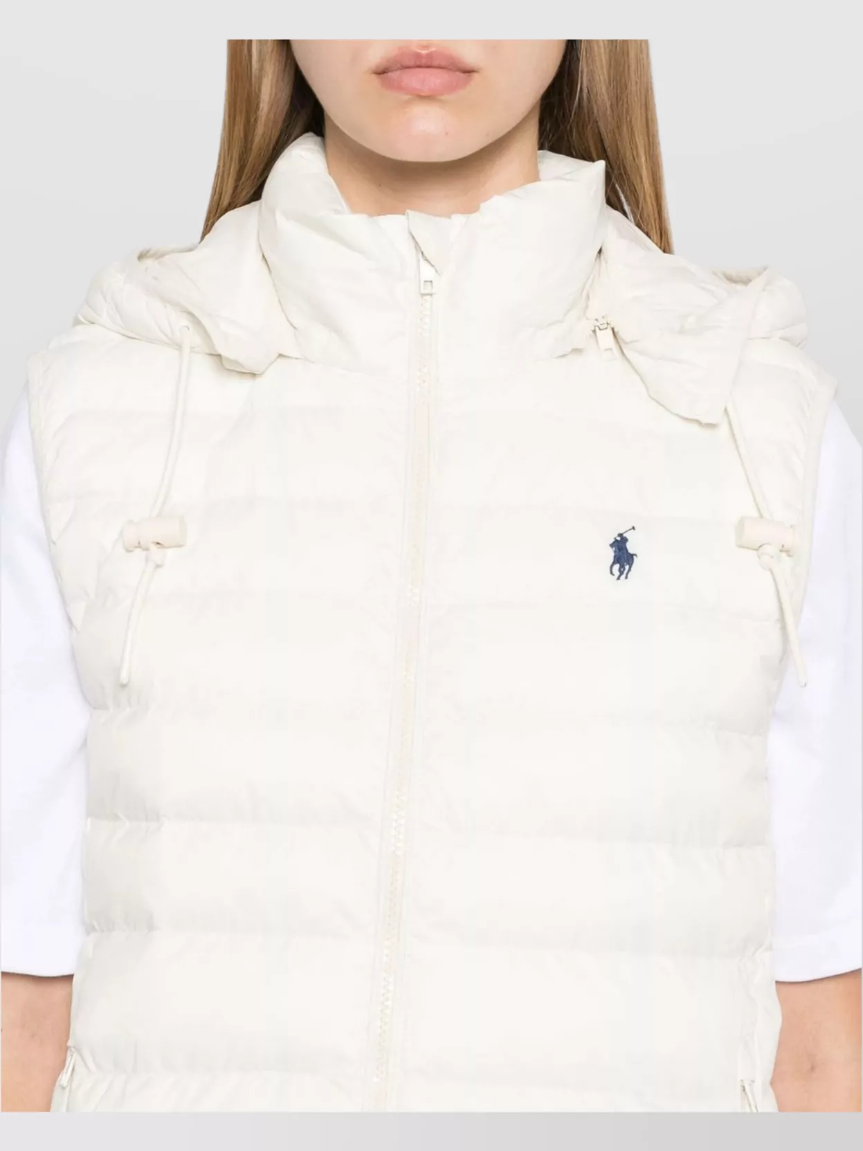 Ralph Lauren Hooded Sleeveless Quilted Jacket Design