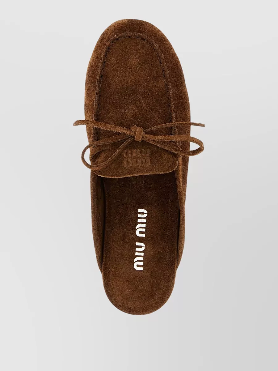 Miu Miu Suede Slippers