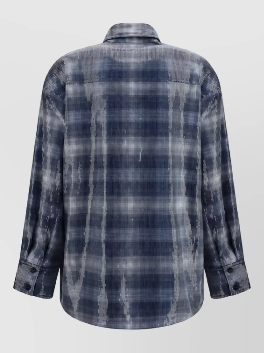 Pinko Sequin Checked Shirt