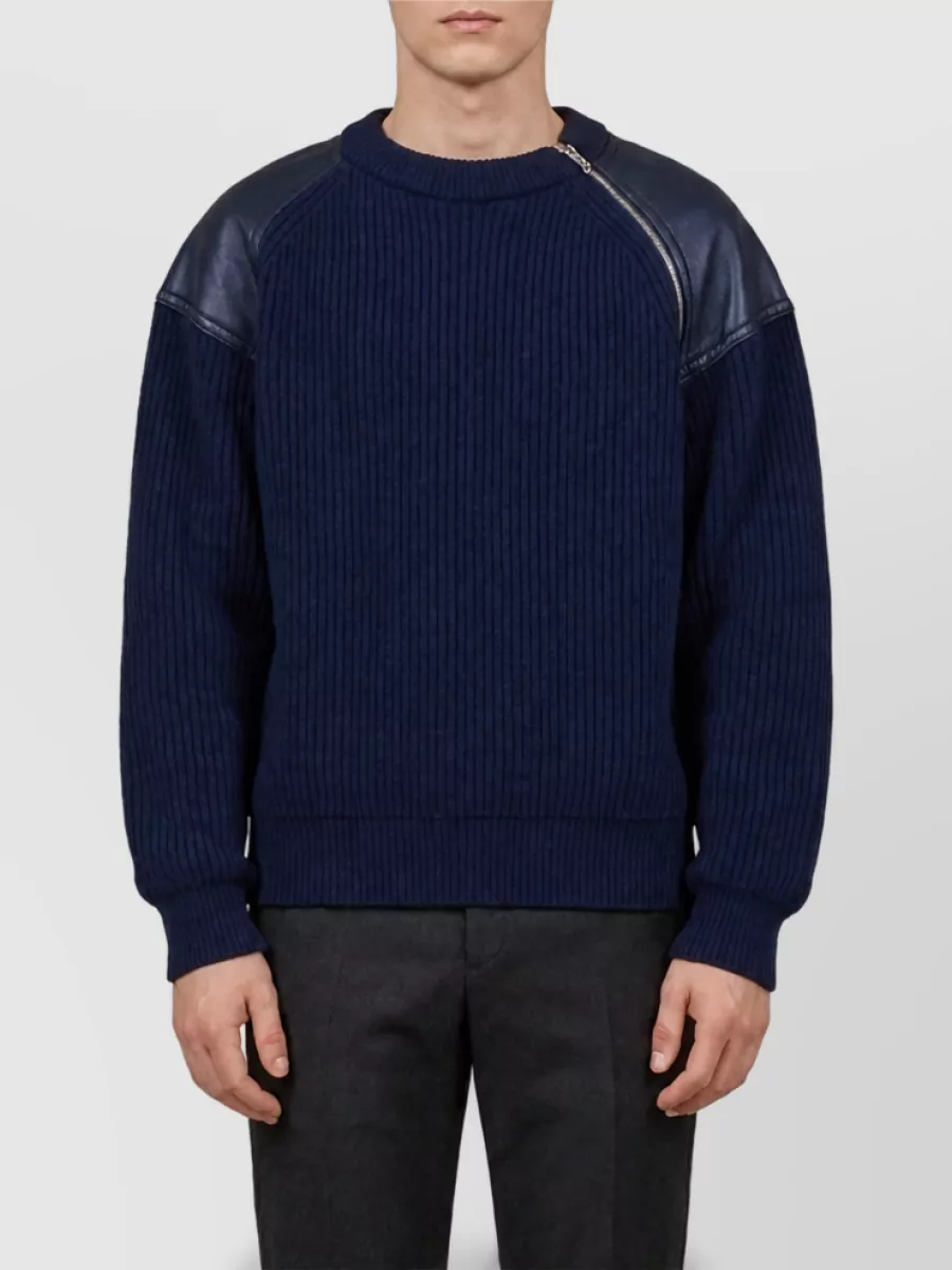 Bottega Veneta Cashmere wool ribbed crew neck sweater