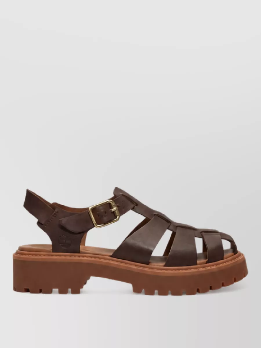 Timberland Leather Flat Sandals