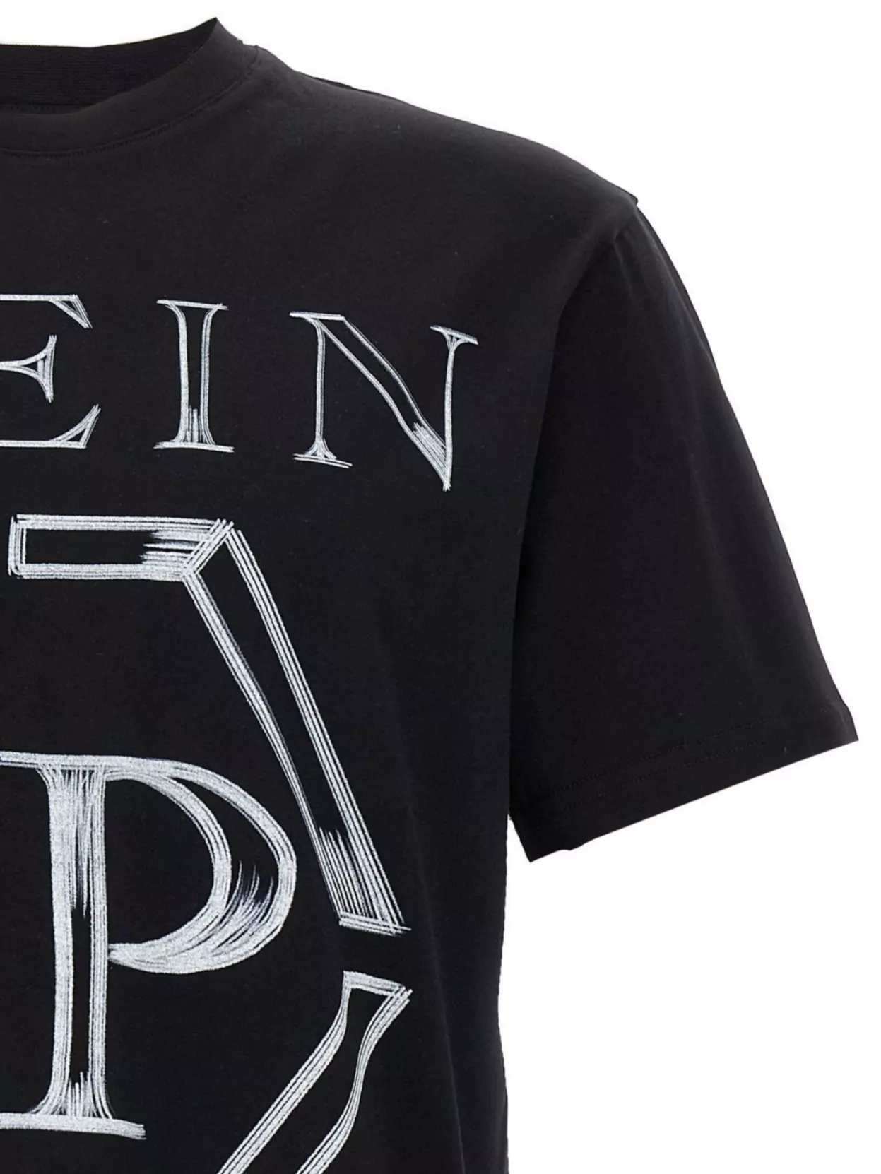Philipp Plein 'Hexagon' Crew Neck Graphic Print T-Shirt