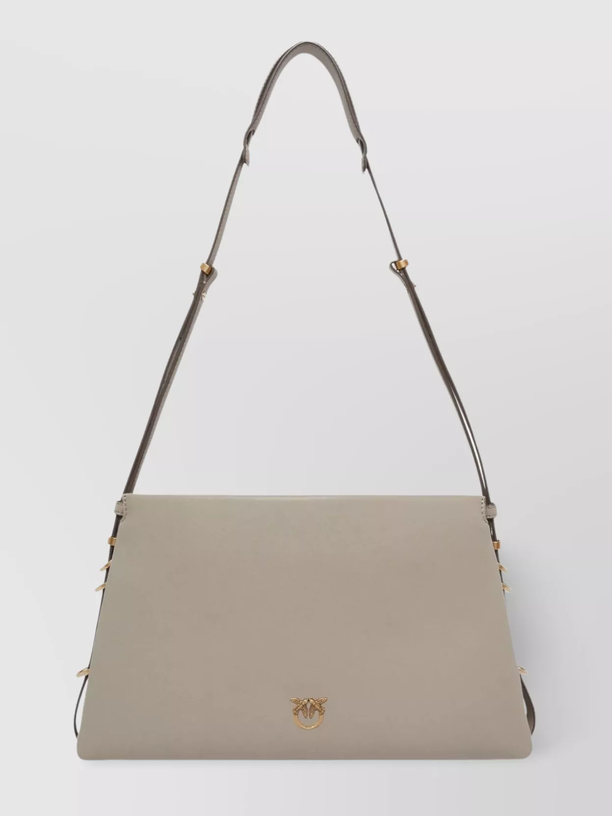Pinko Calfskin Leather Shoulder Bag