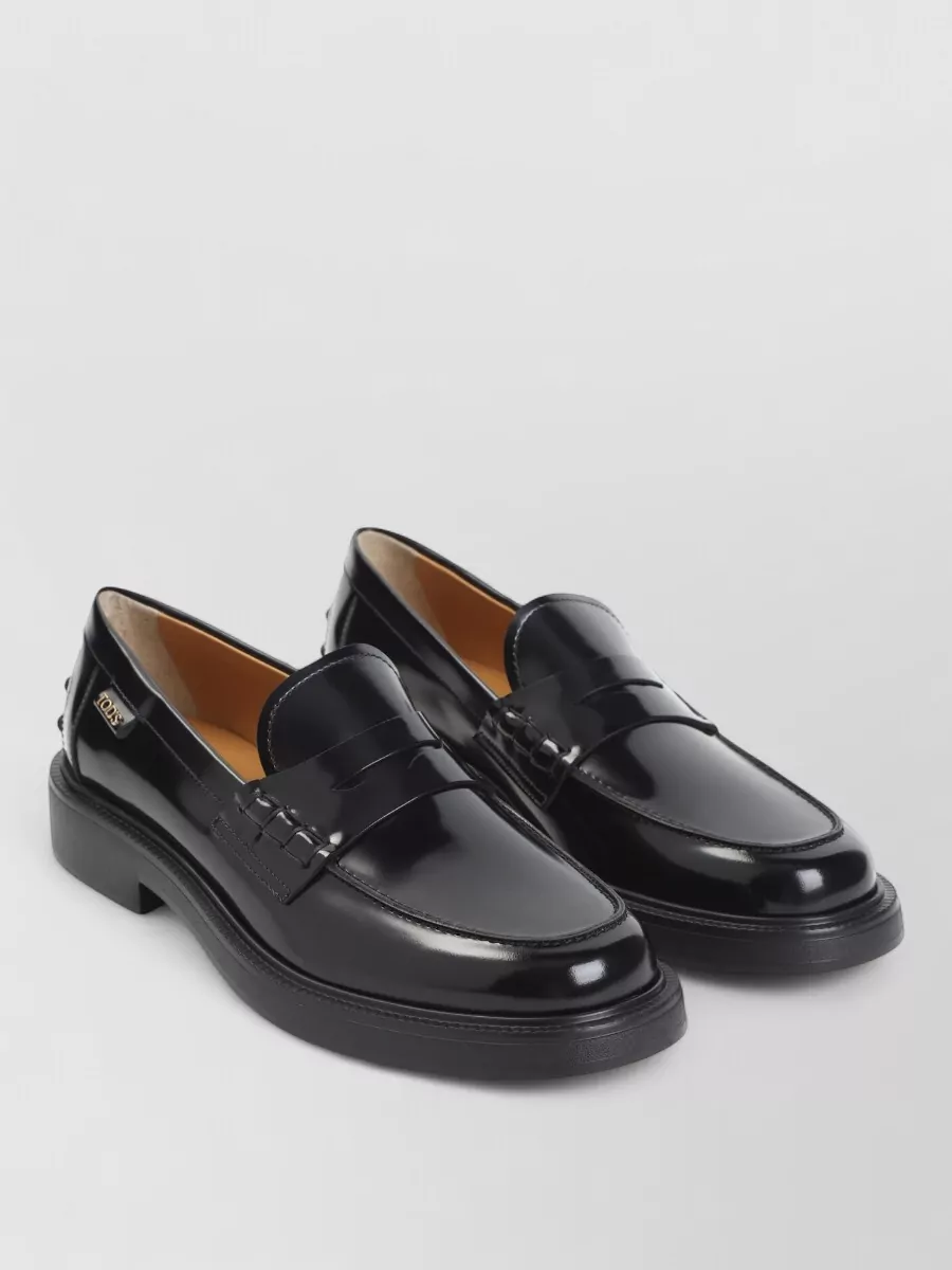 Tod's leather loafers