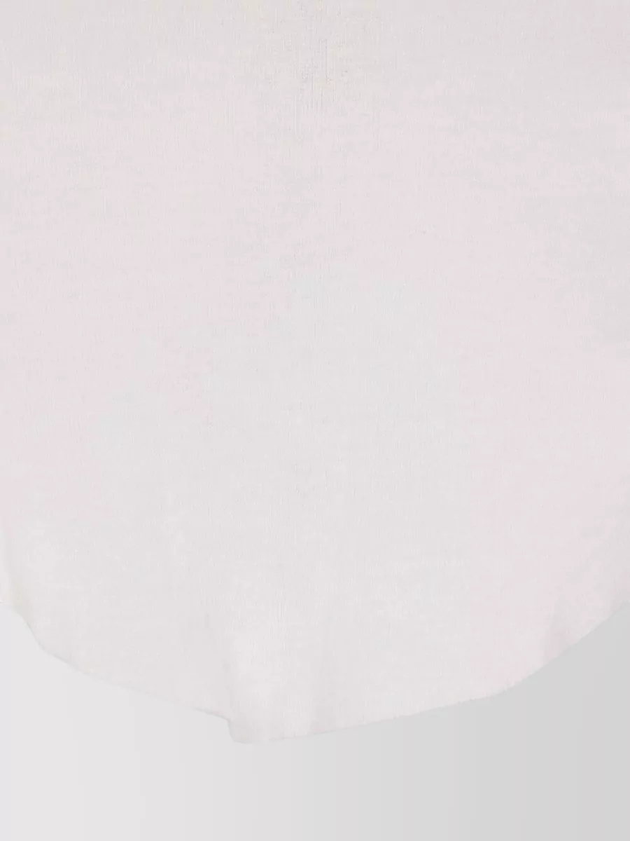 Rick Owens Ribbed Cotton Tank Top Round Neck