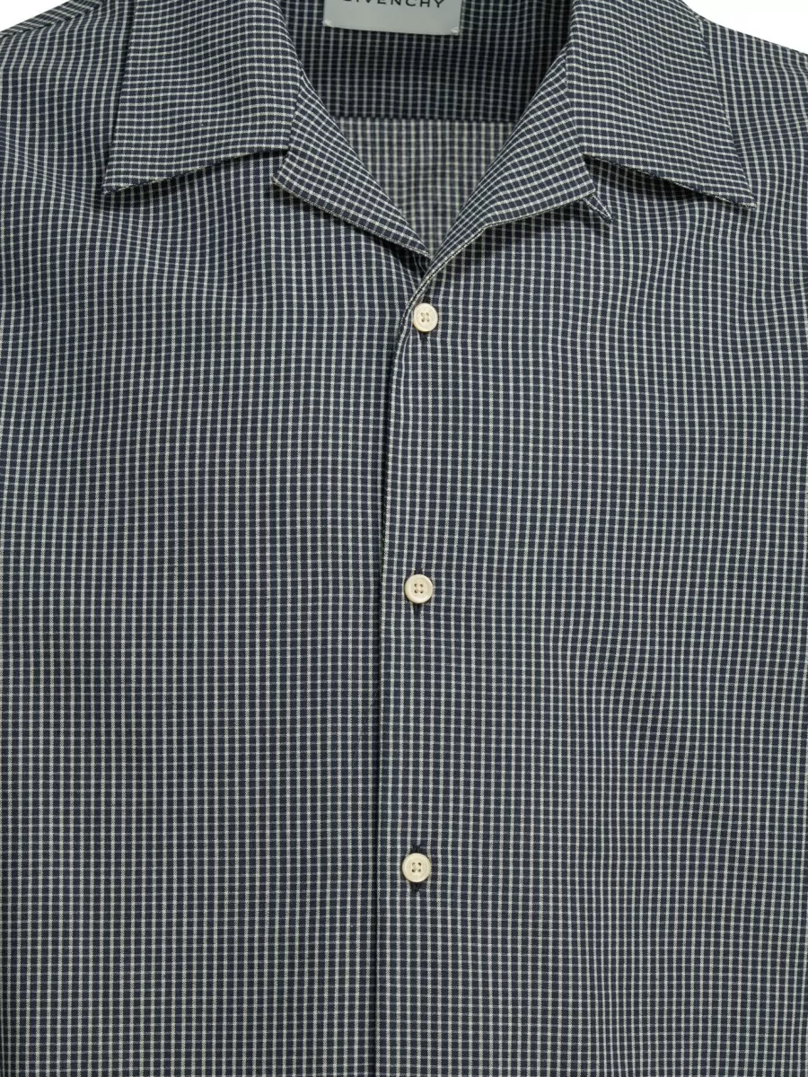 Givenchy Checked Cotton Short-Sleeve Shirt