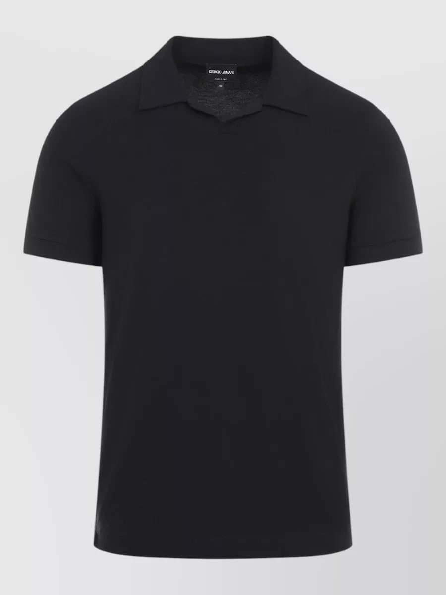 Giorgio Armani Lightweight Polo Shirt Short Sleeves