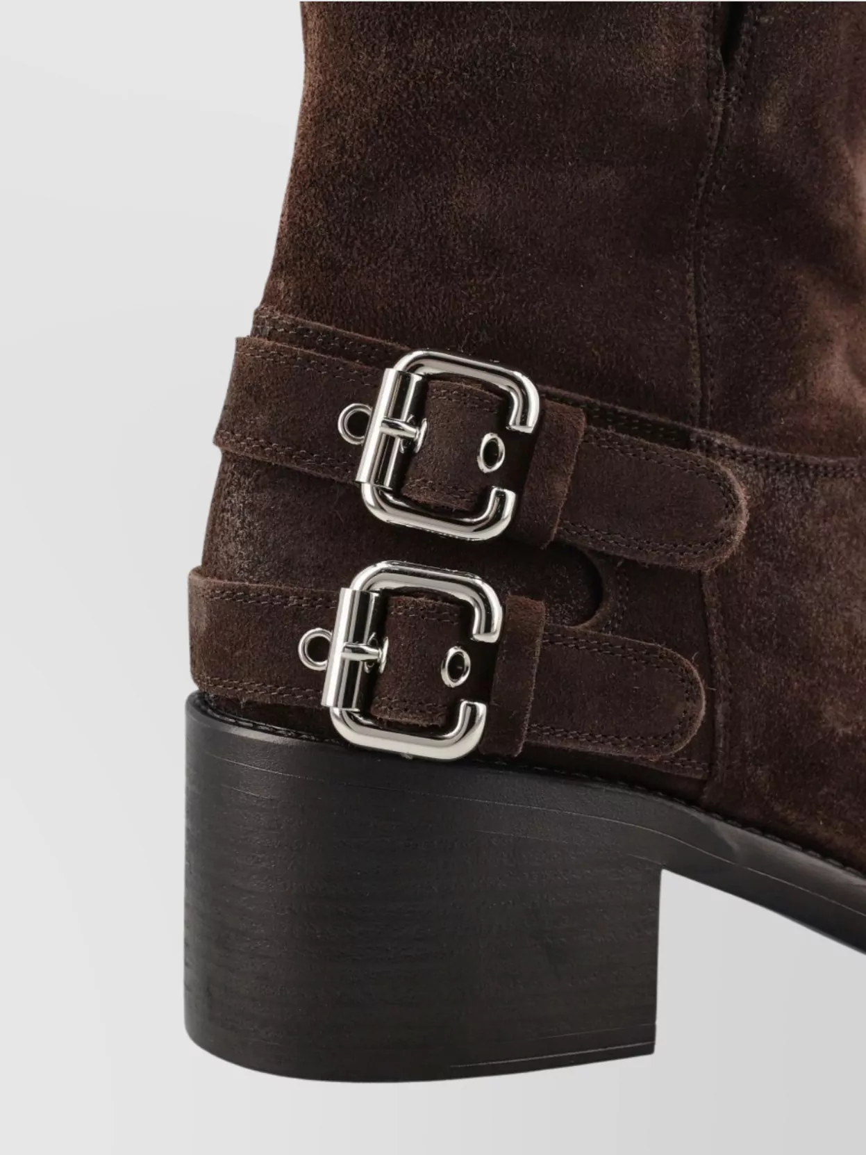 Chloé Stylish Block Heel Suede Ankle Boots