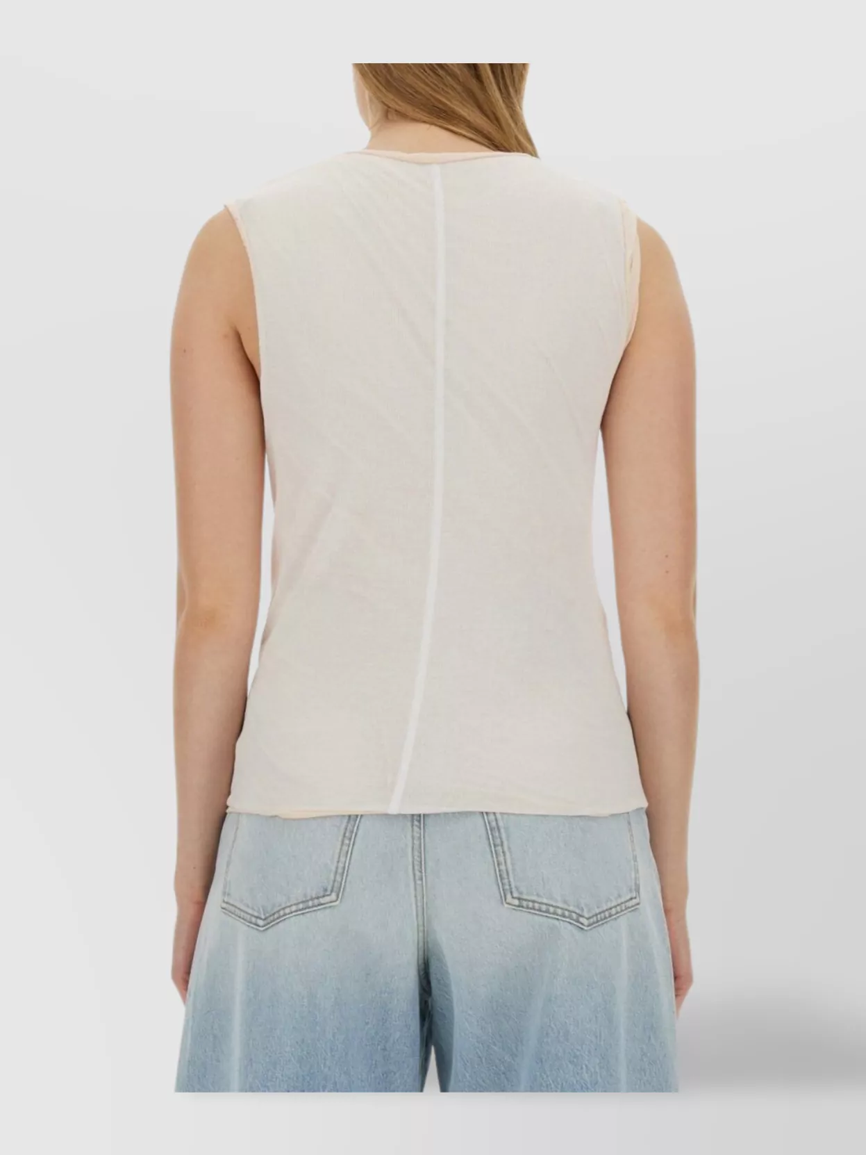 Sportmax Sleeveless Top Featuring Seam Detailing