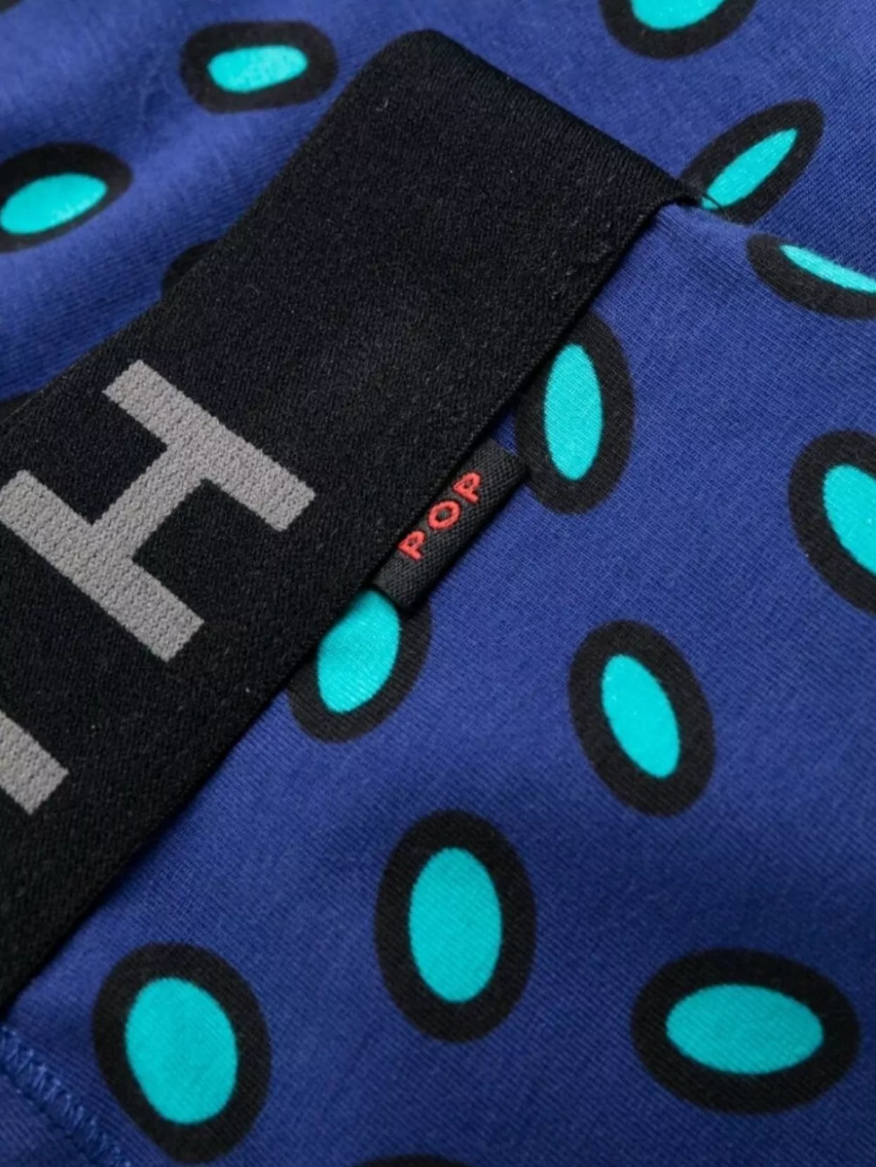 PAUL SMITH LOGO-WAISTBAND POLKA-DOT PRINT BRIEFS
