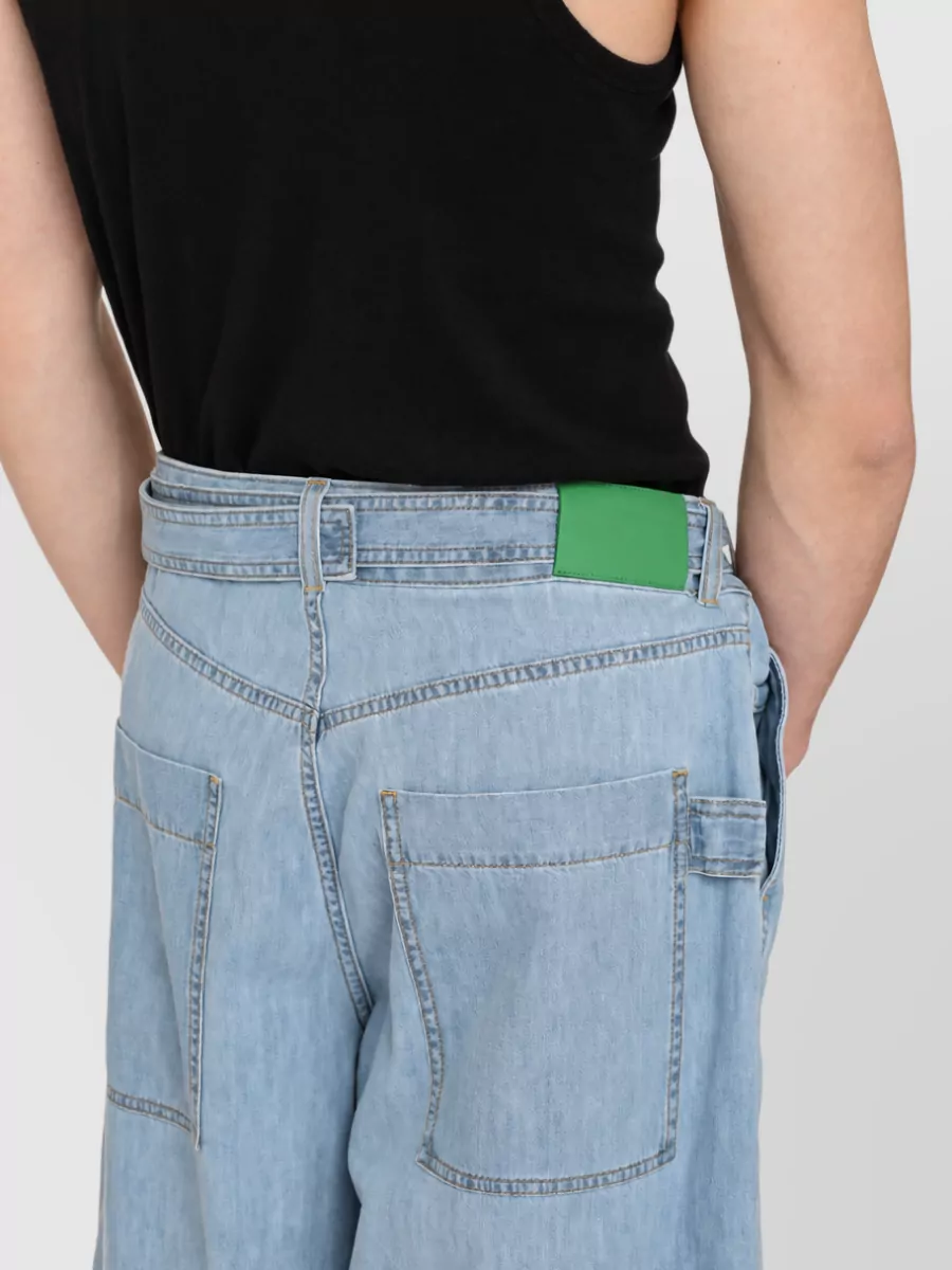 Bottega Veneta Denim Bermuda Shorts