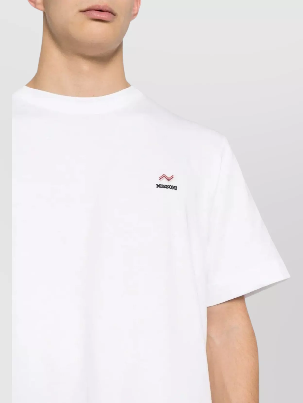 Missoni Handcrafted Mesh Crew Neck T-Shirt
