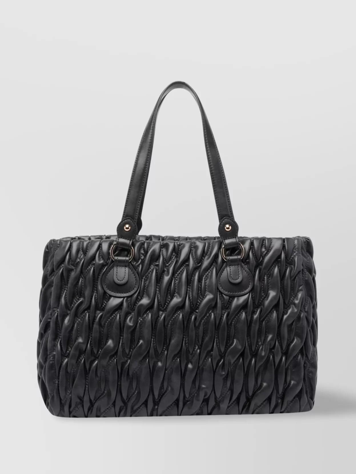 Liu •jo Quilted Texture Tote Bag With Shoulder Strap