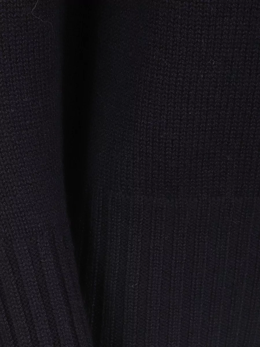 Drumohr Long Sleeve Ribbed Crew Neck Knit Sweater