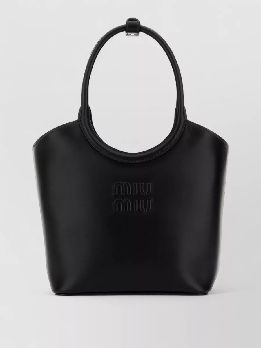 Miu Miu ivy calf leather tote bag