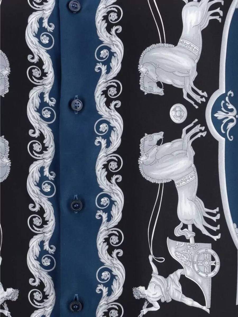 Versace Silk Pattern Shirt