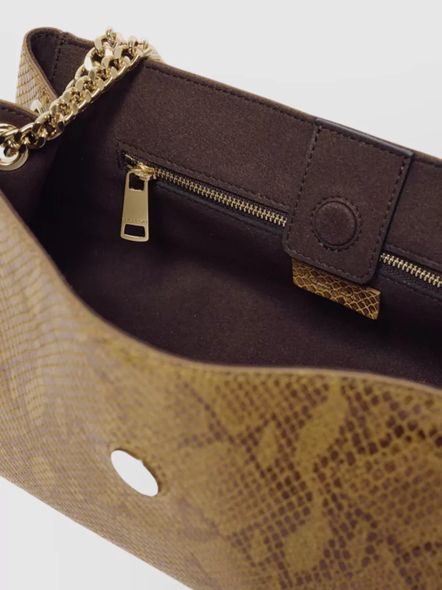 Orciani Sveva Shoulder Bag Chain Strap Flap