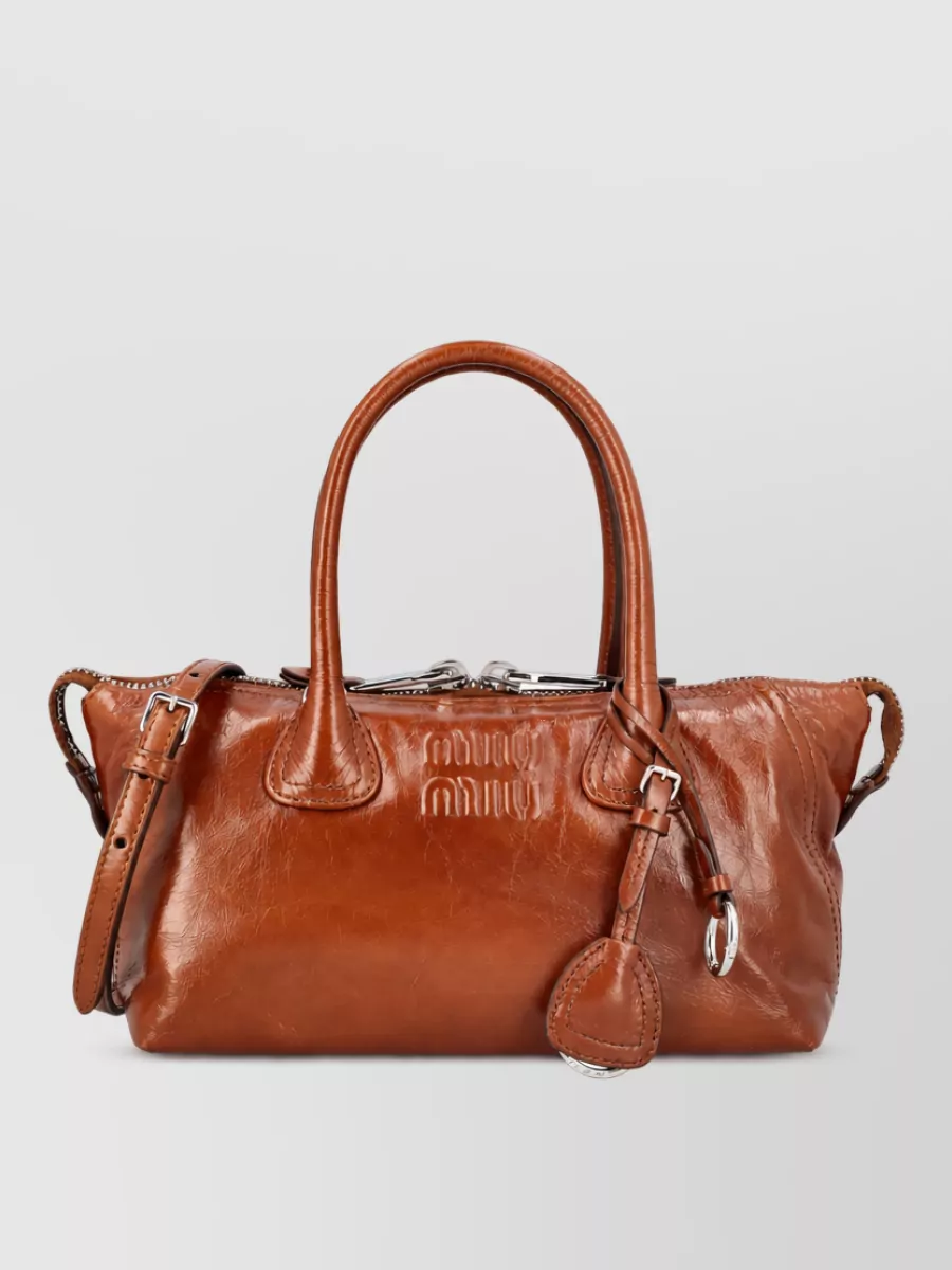 Miu Miu matelassé leather shoulder bag