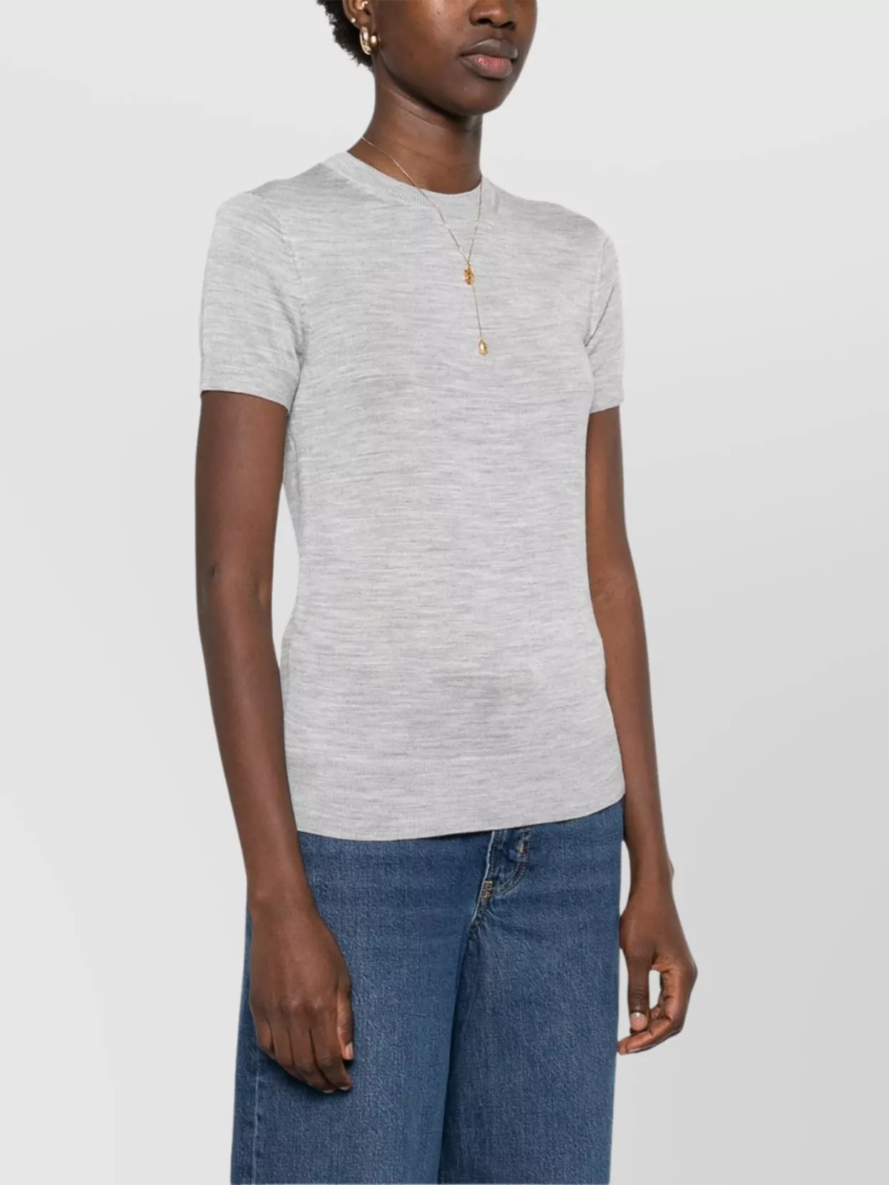 Calvin Klein Ribbed Crew Neck T-Shirt