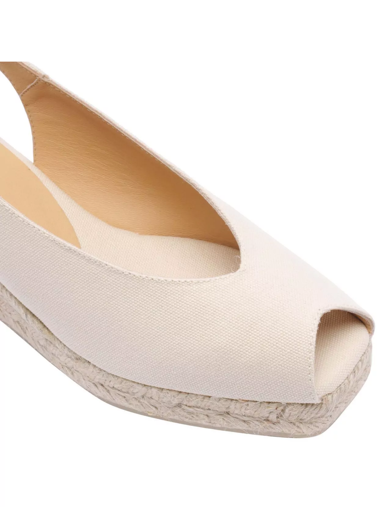 Shop Castaã±er Wedges With Buckle Detail And Espadrille Sole