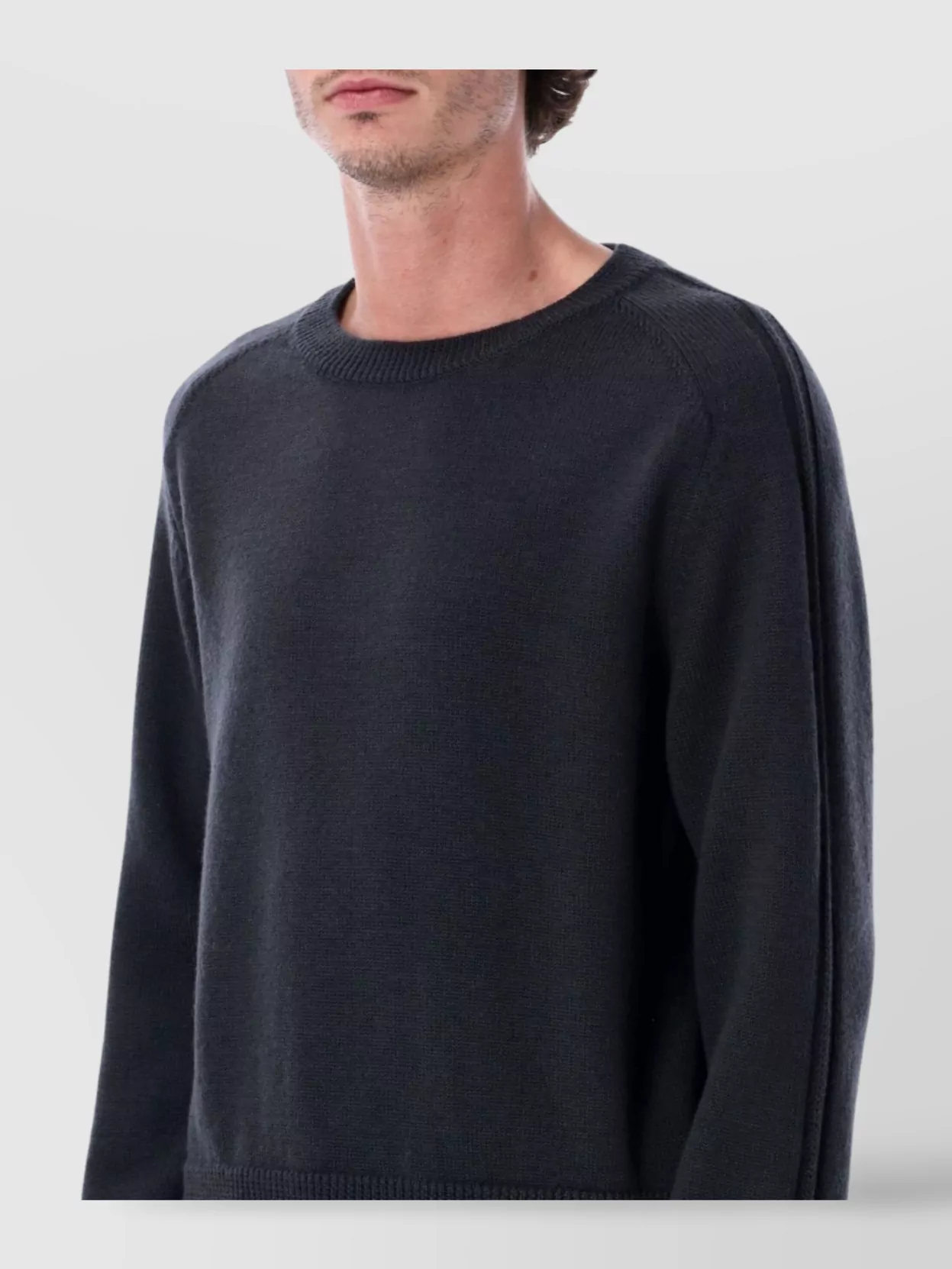 Our Legacy Round Neck Sweater Raglan Sleeve Design