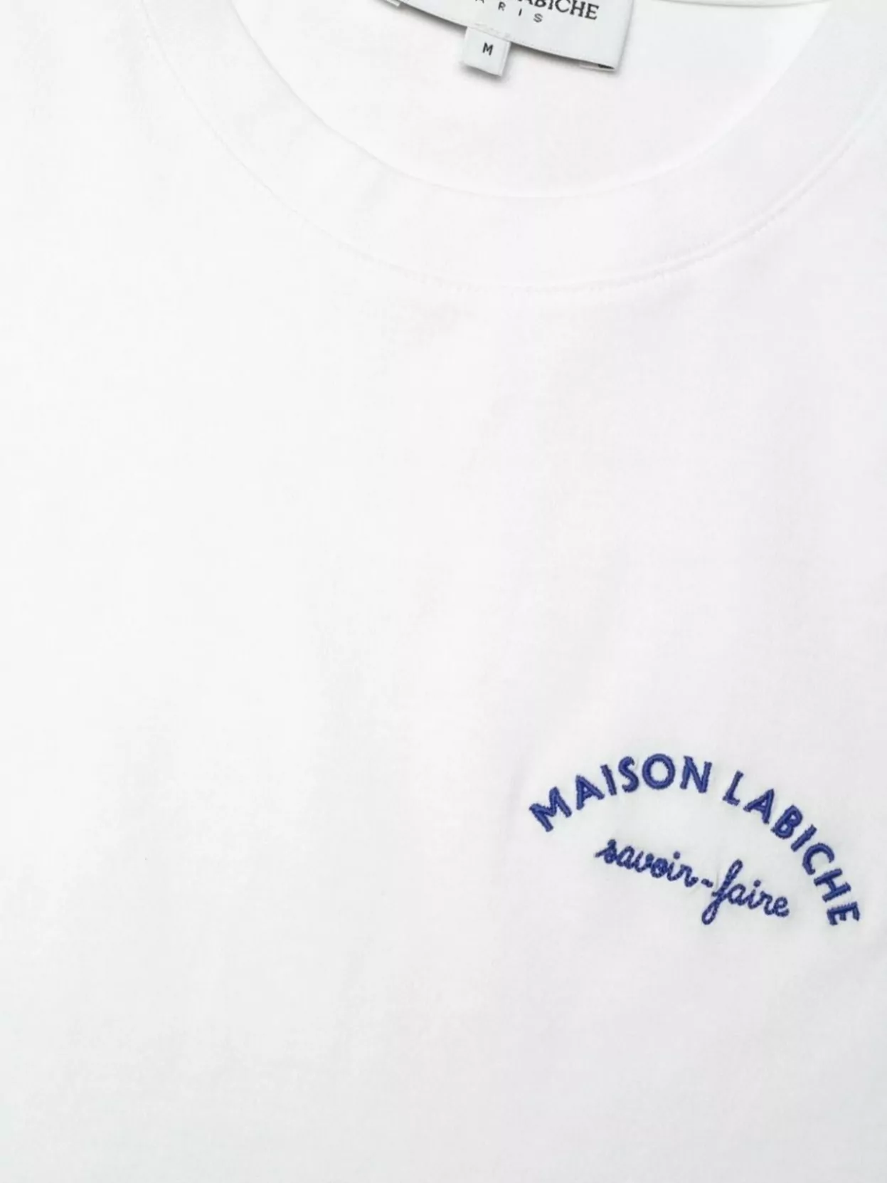 Maison Labiche Crew Neck Logo T-Shirt With Short Sleeves