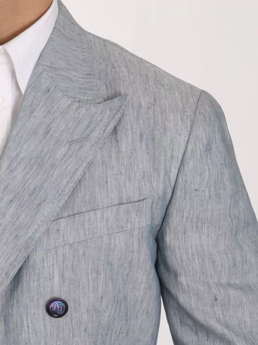 Dolce&Gabbana Silk Double-Breasted Blazer