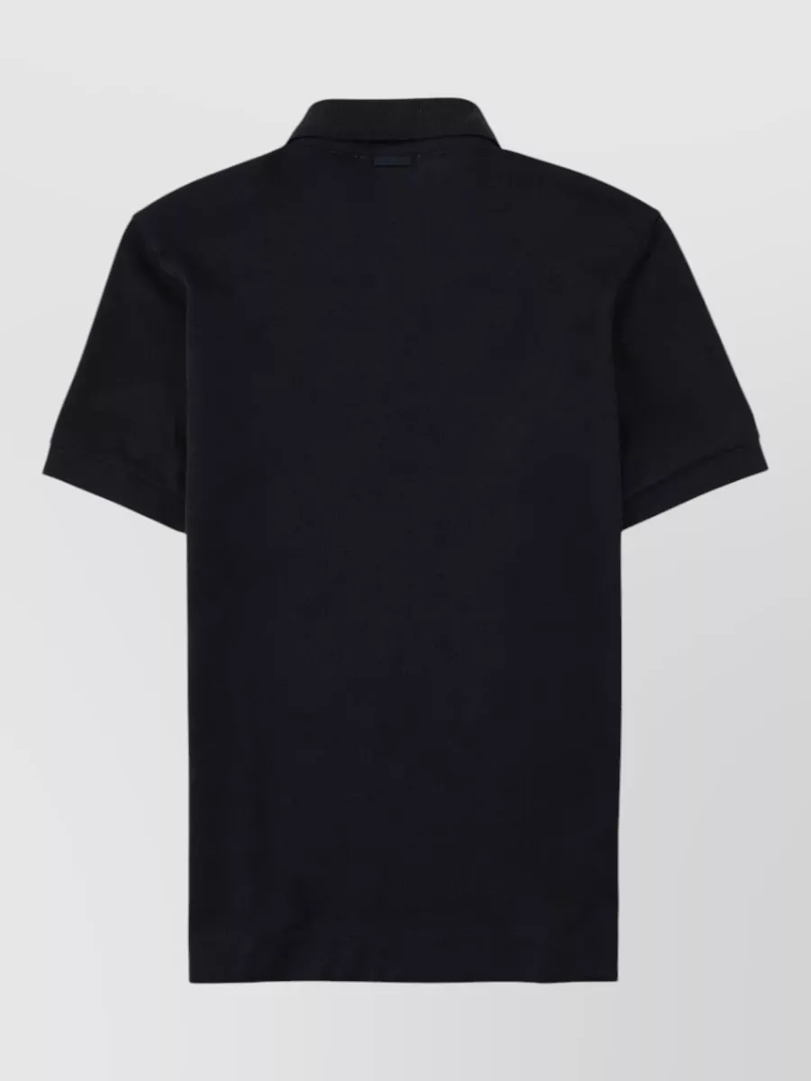 Zegna Silk Cotton Polo Shirt