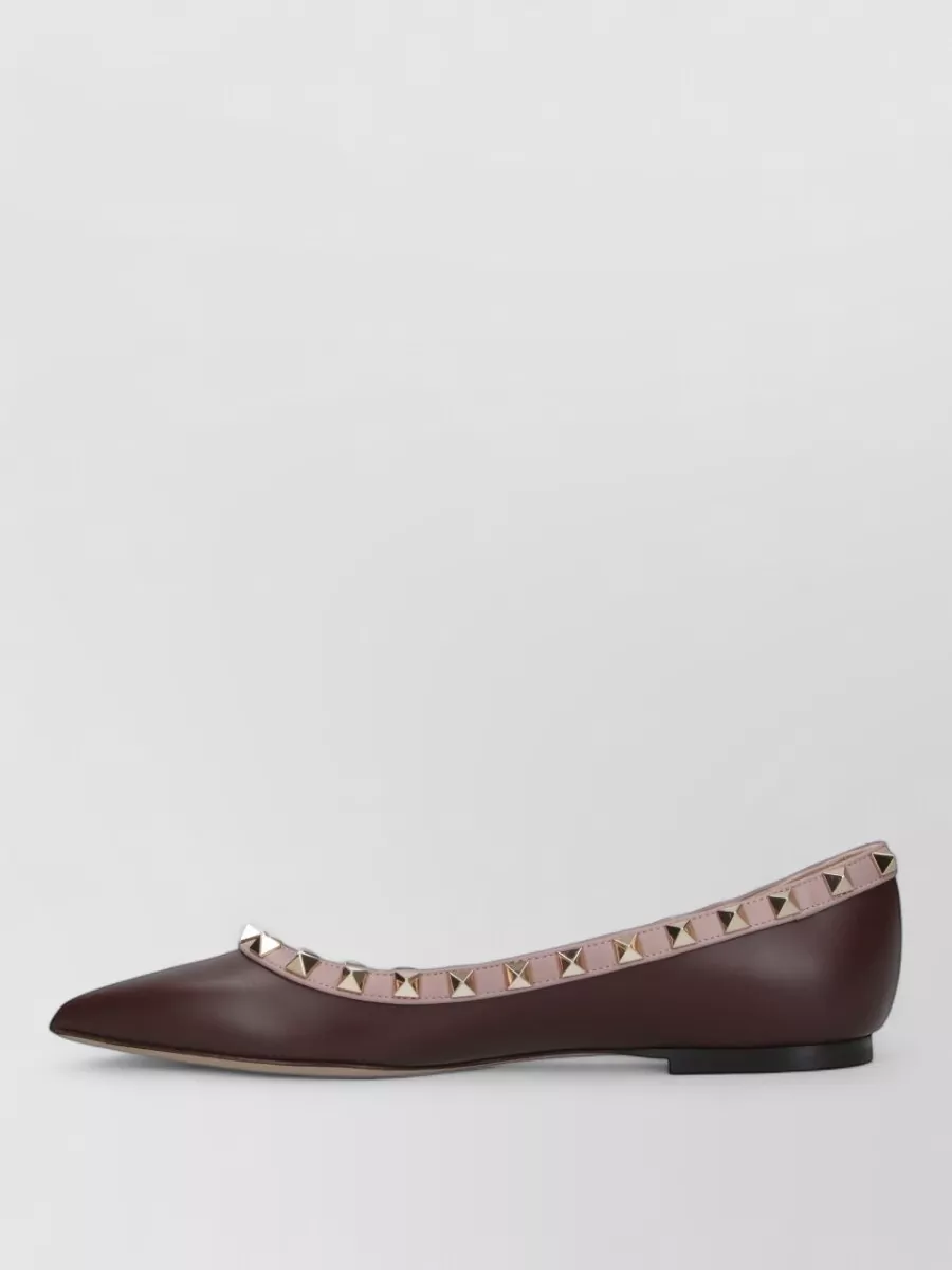Valentino Garavani Leather Ballet Pumps