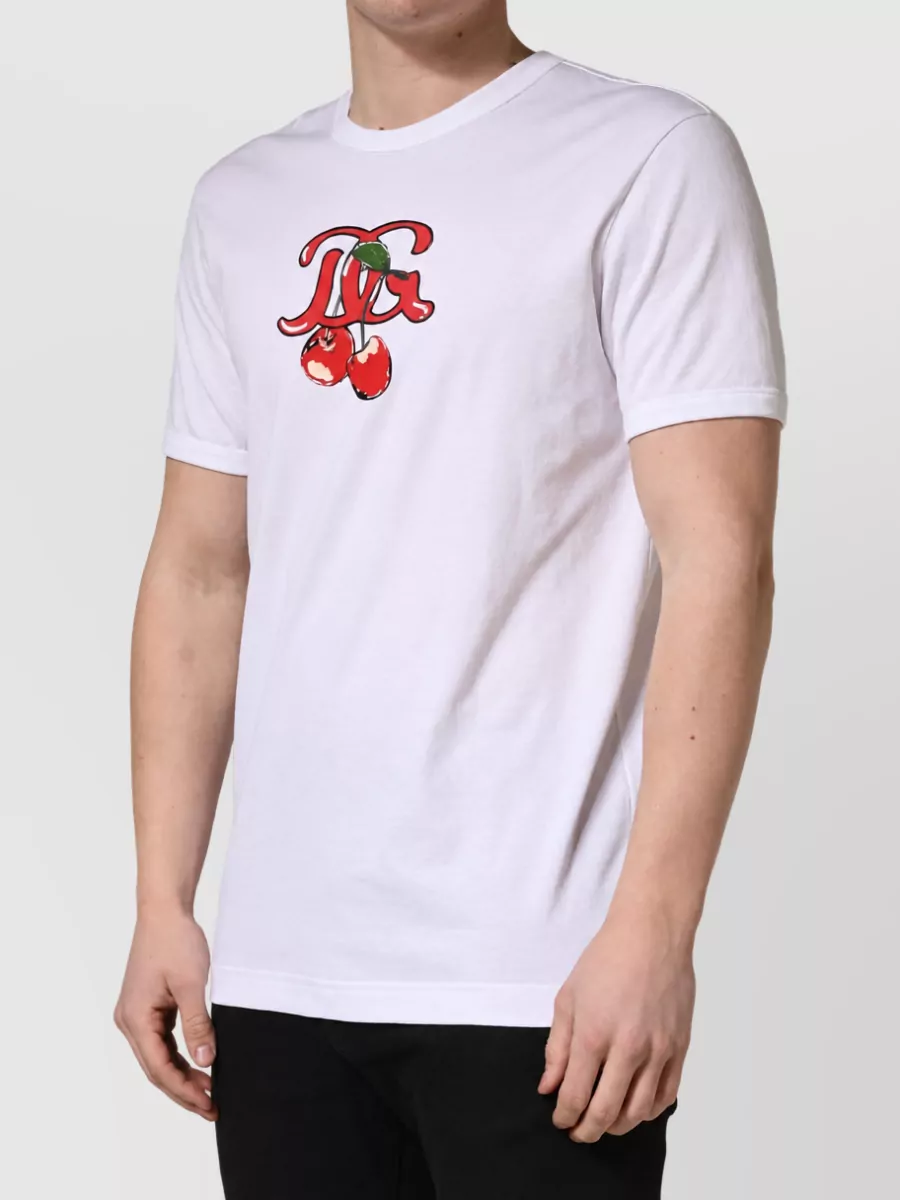 Dolce&Gabbana Cotton Crew Neck T-Shirt