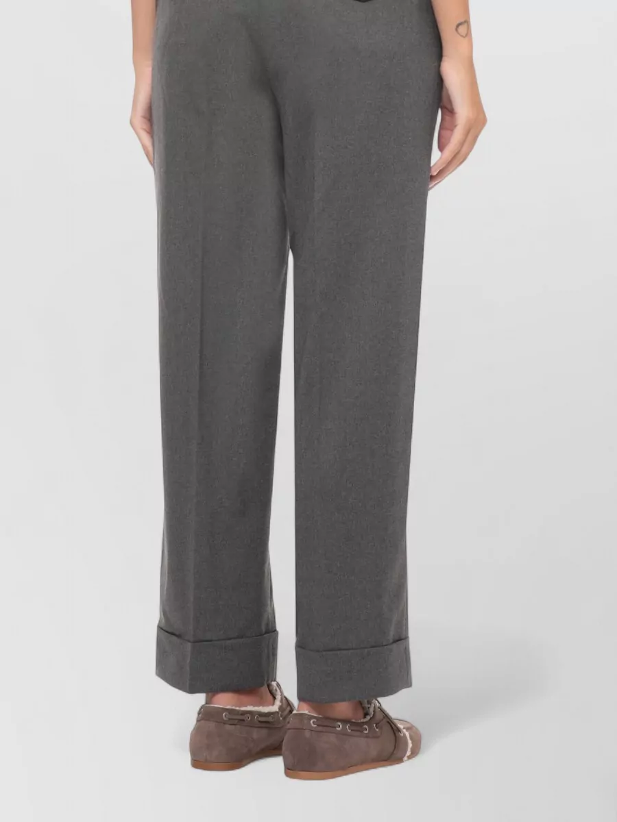 Peserico Wool Tailored Trousers