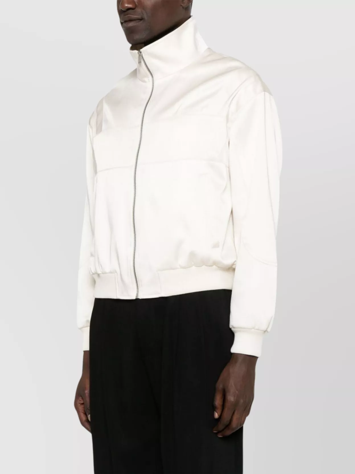 Saint Laurent Teddy Jacket In Satin
