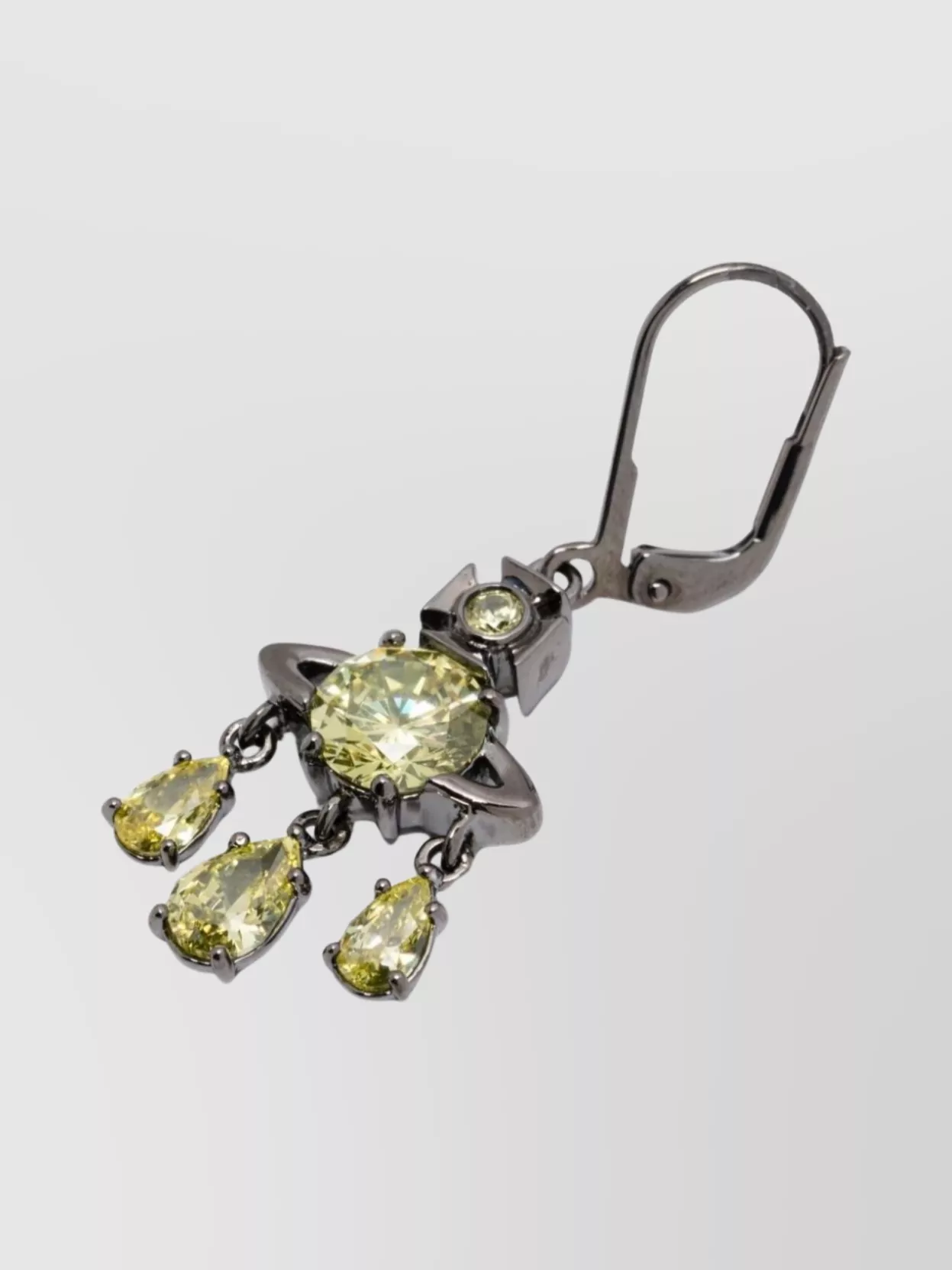 Vivienne Westwood Gemstone Drop Earrings For Pierced Ears