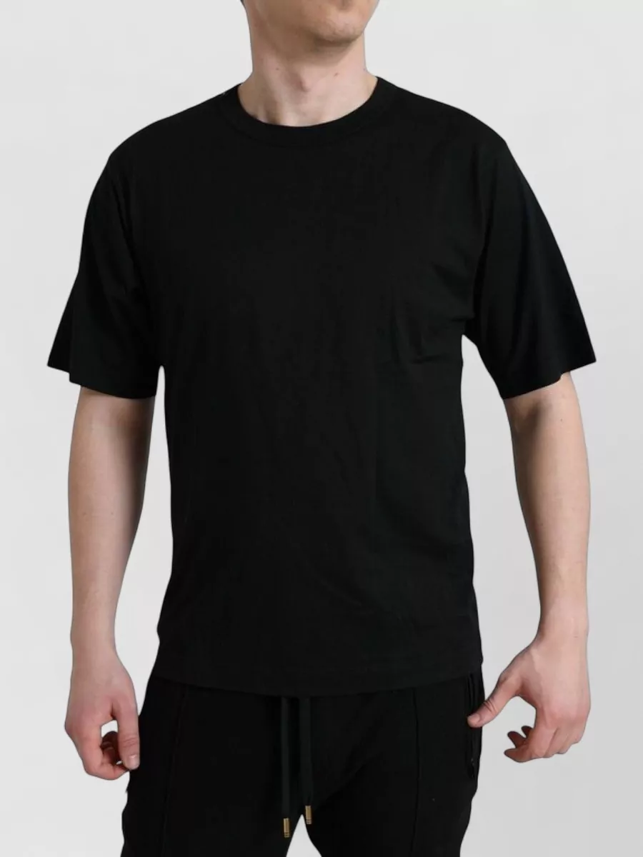 Dolce&Gabbana Cotton logo-embossed crew-neck t-shirt