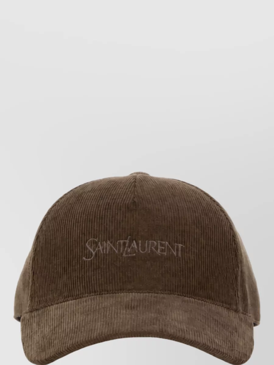 Saint Laurent Corduroy Baseball Cap