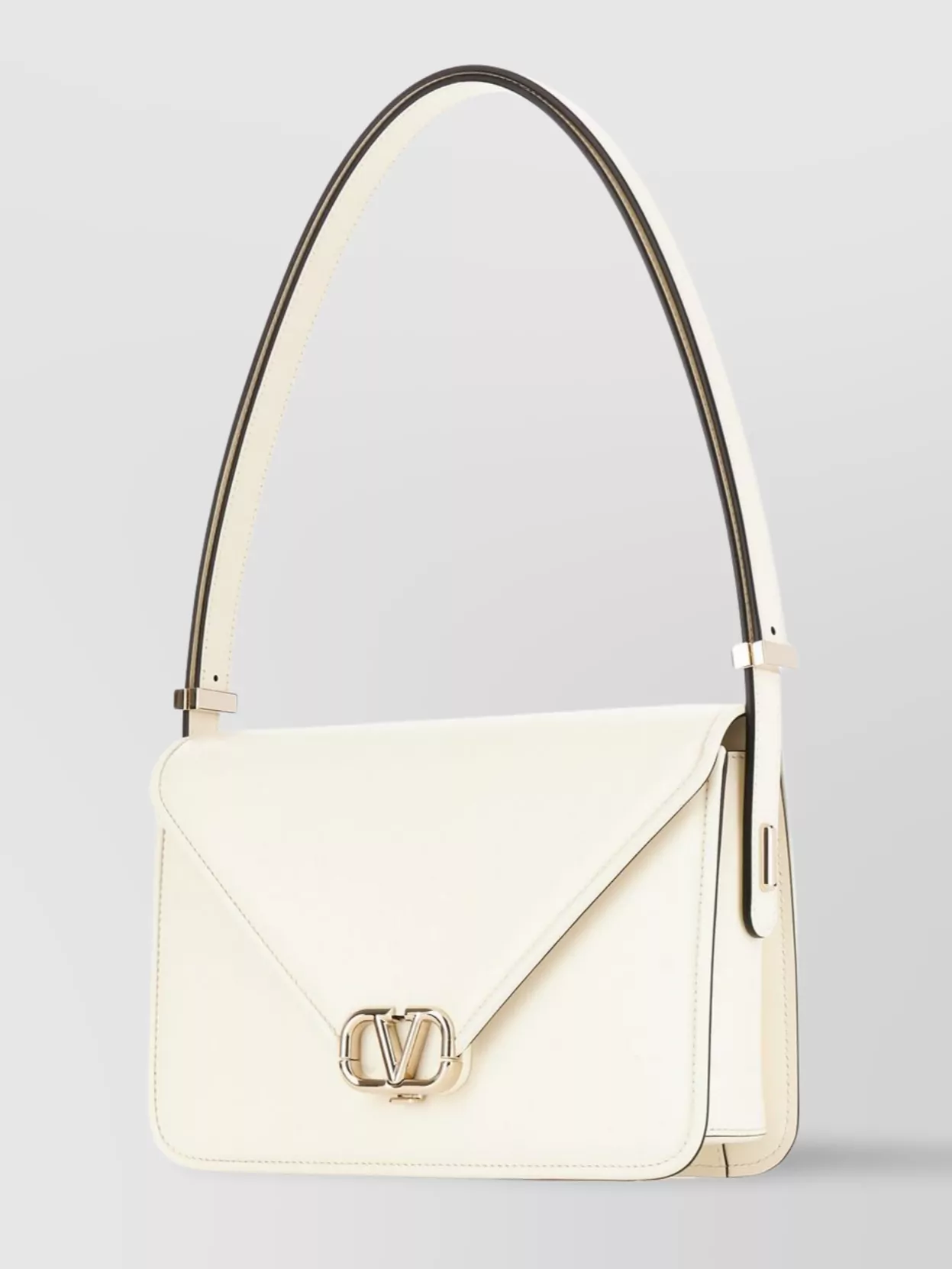 Valentino Nappa Leather Letter Shoulder Bag
