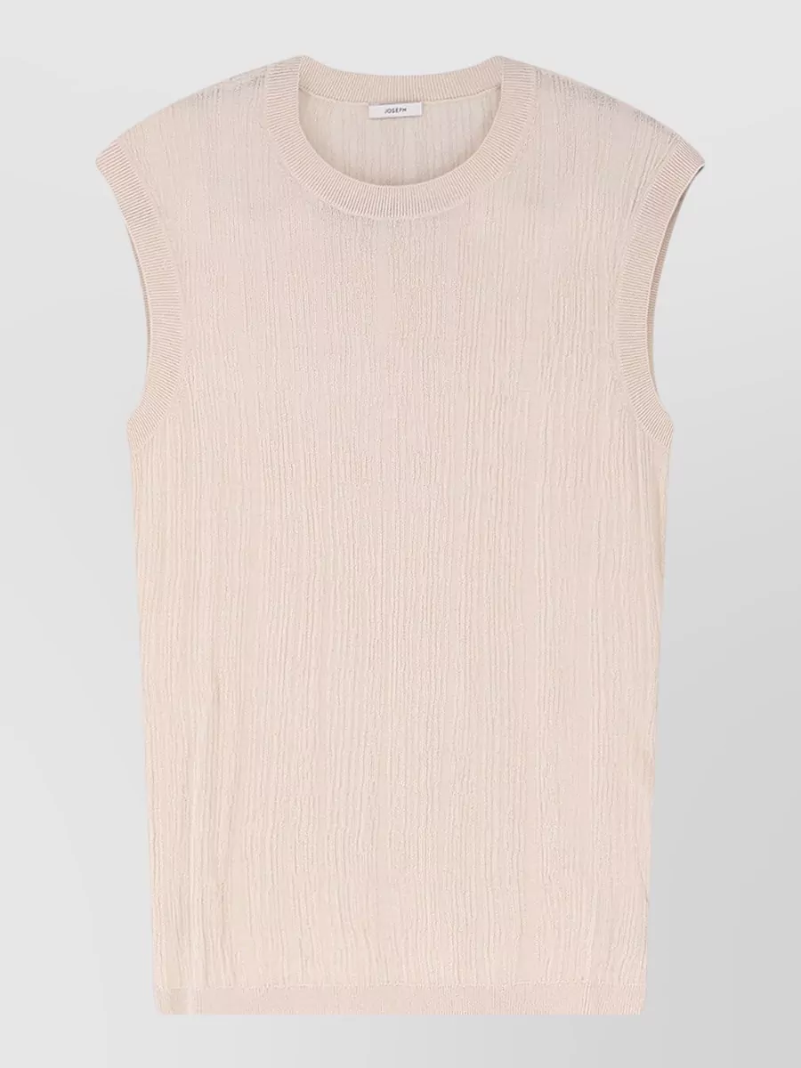 Joseph crinkled silk tank top