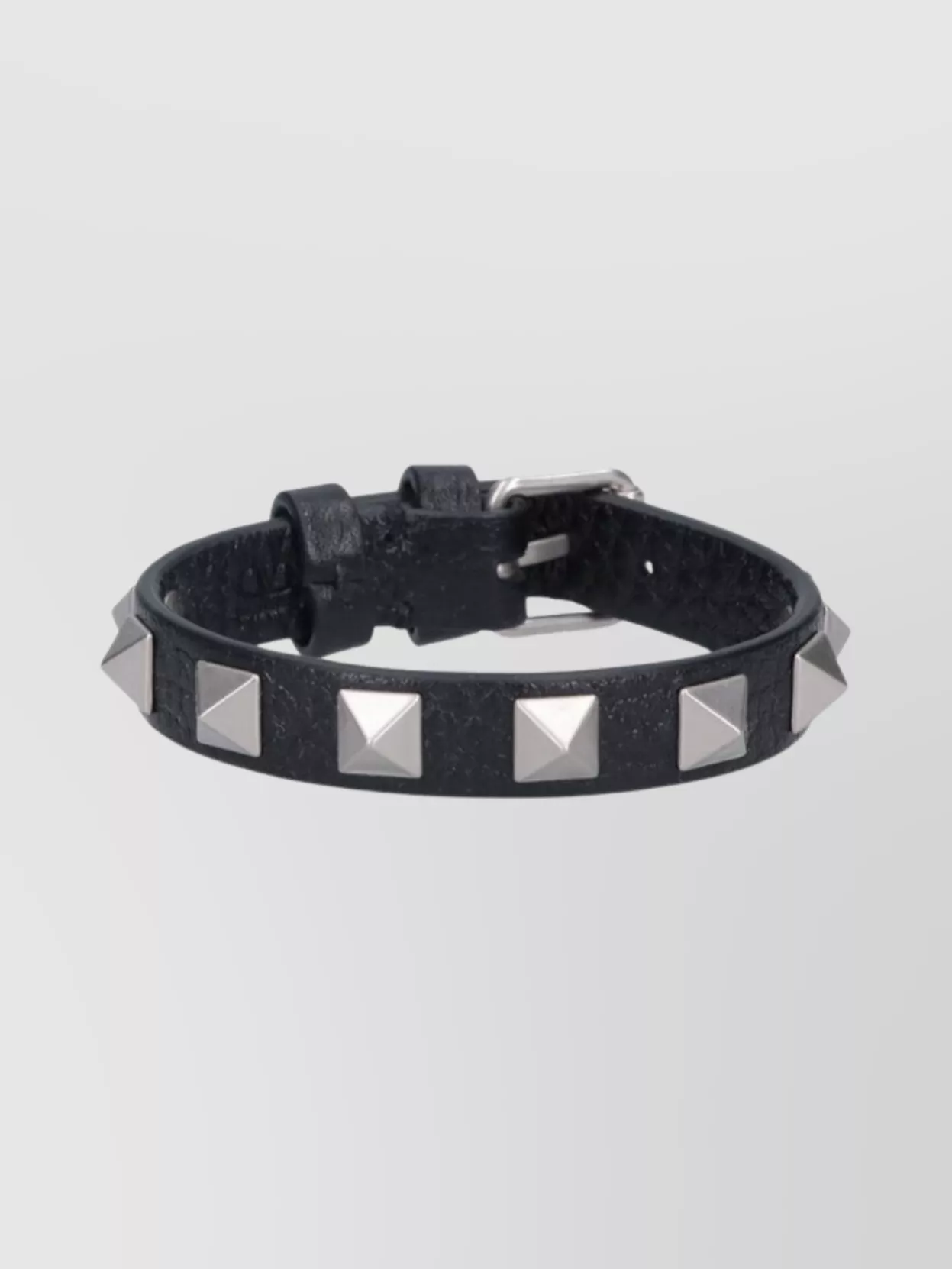 Valentino Studded Calfskin Strap Bracelet