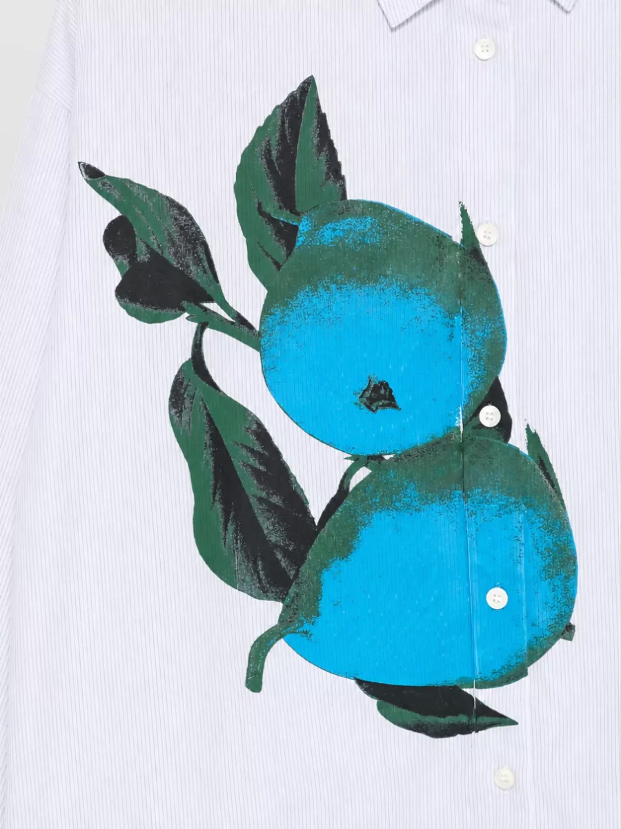 Paul Smith Fruit Print Cotton Shirt