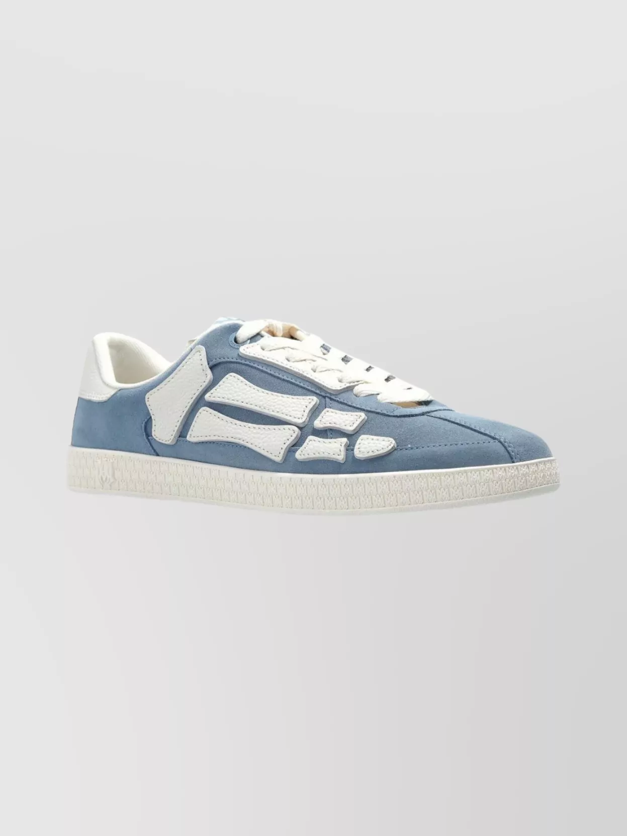 Amiri Pacific Bones Sneakers With Round Toe Design