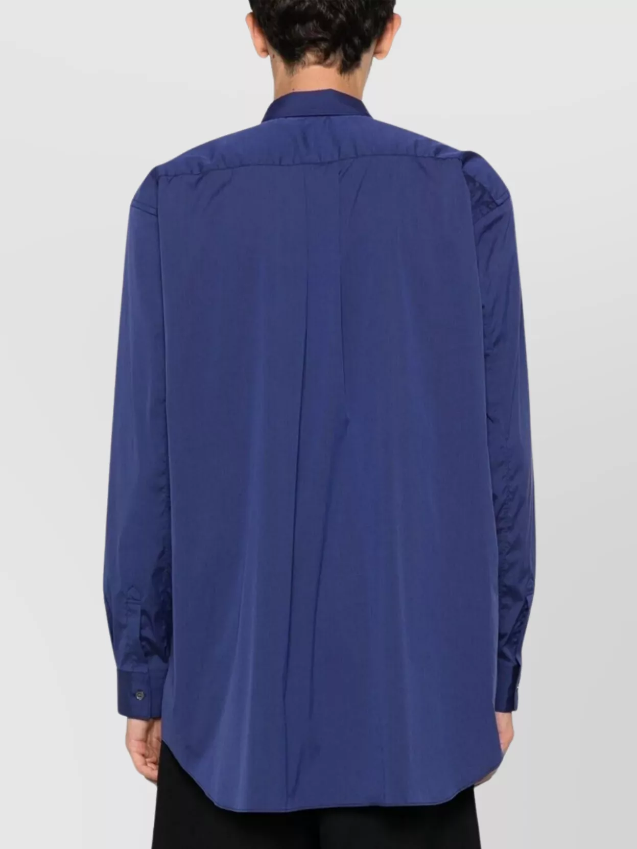 Comme Des Garçons Button-Down Collar Long Sleeve Shirt With Pockets
