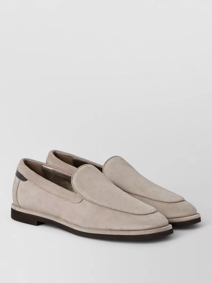 Brunello Cucinelli suede loafers