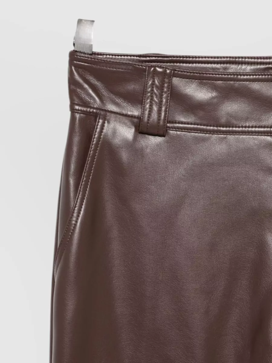 Twin-Set High-Rise Straight-Leg Trousers