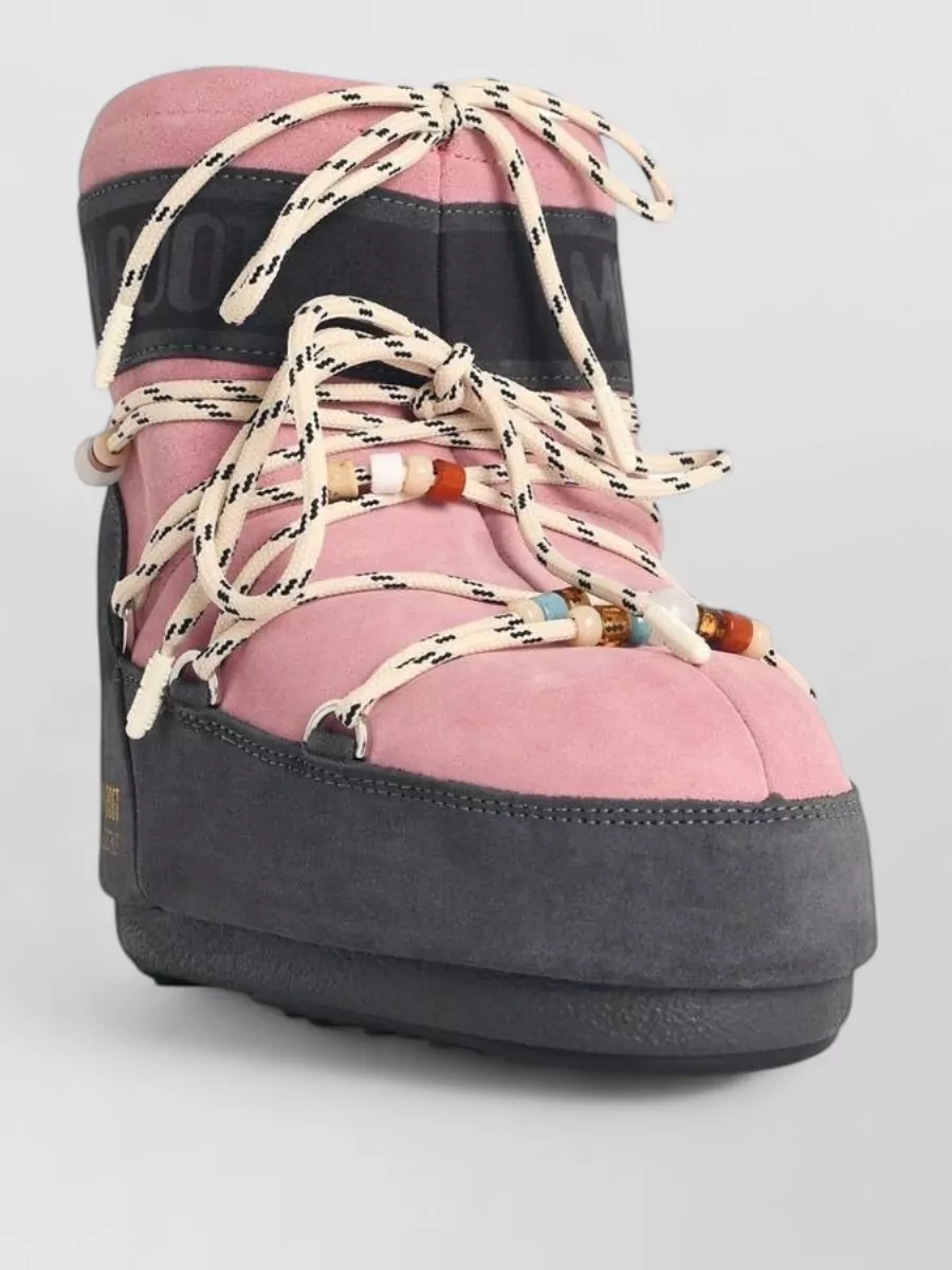 Moon Boot suede leather ankle boots