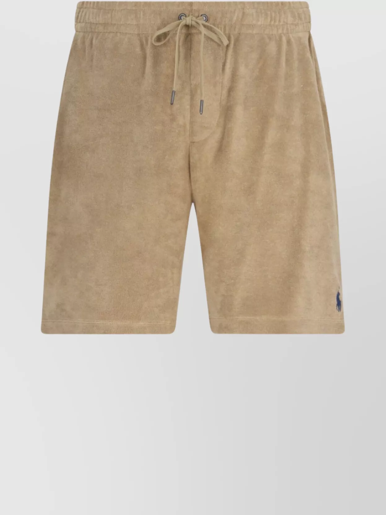 Polo Ralph Lauren Straight Terry Cloth Texture Shorts With Elastic Waistband