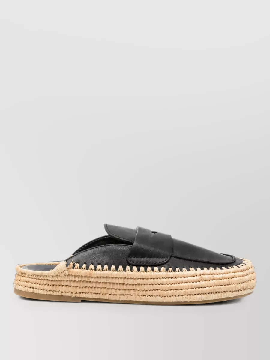Paloma Barceló Leather Slides