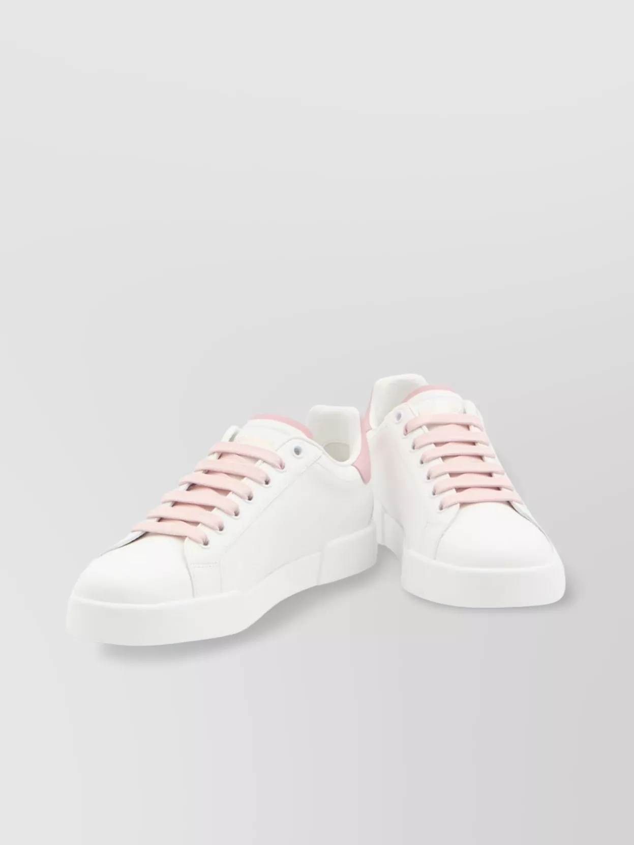 Dolce & Gabbana Light Strobel Sneakers From Portofino In White